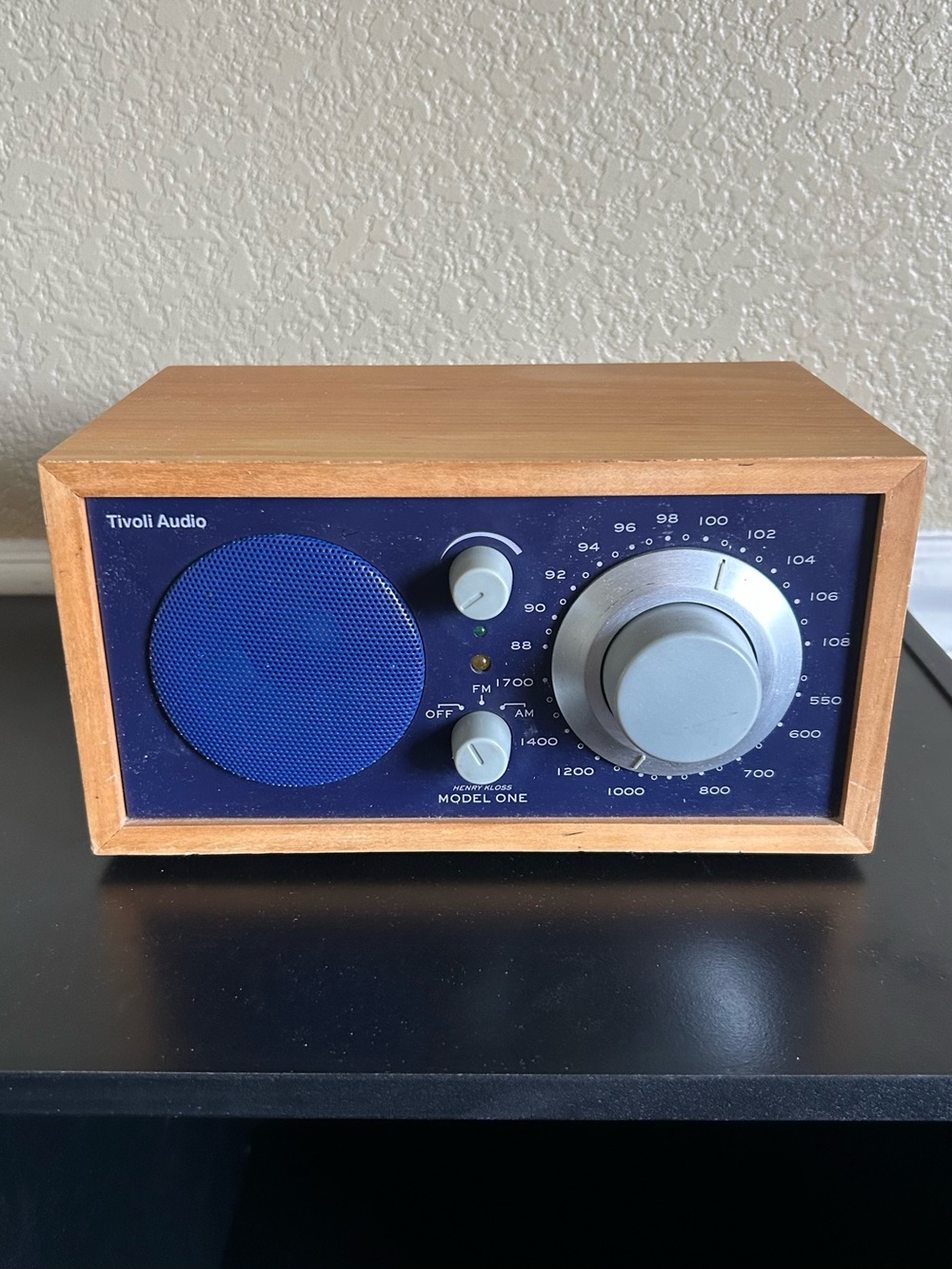 Tivoli Model One Radio in Blue and Wood Tone
